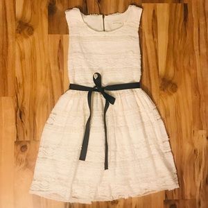 White Lace Monteau Dress (Size 12 Girl)